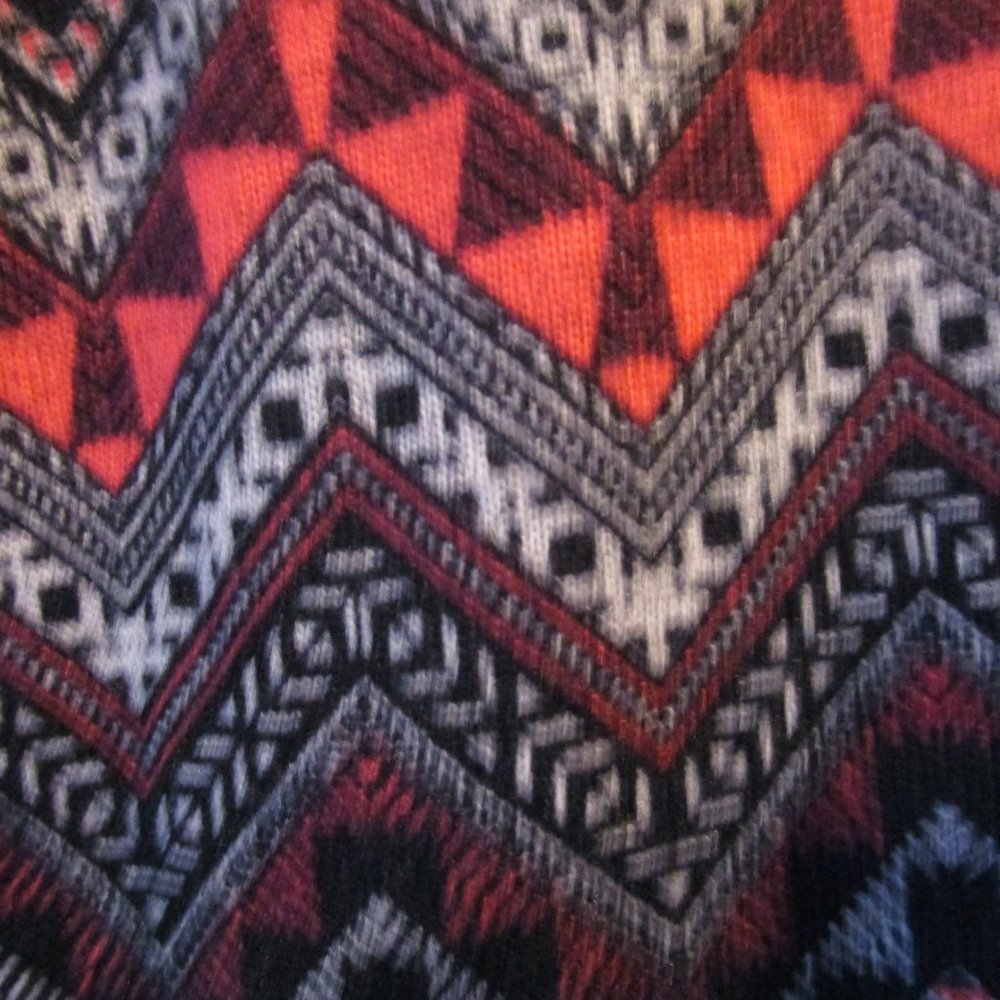 LuLaRoe women's tribal stripe zig zag cardigan M - Picture 3 of 6